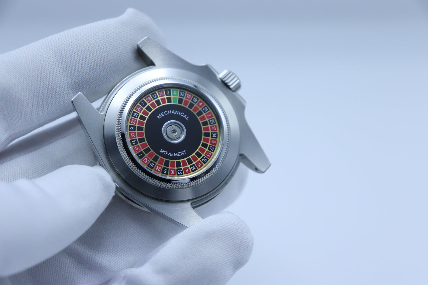 40mm Automatic Watch NH35 – Casino Dial “Gamble Master” – Sapphire Crystal – Stainless Steel