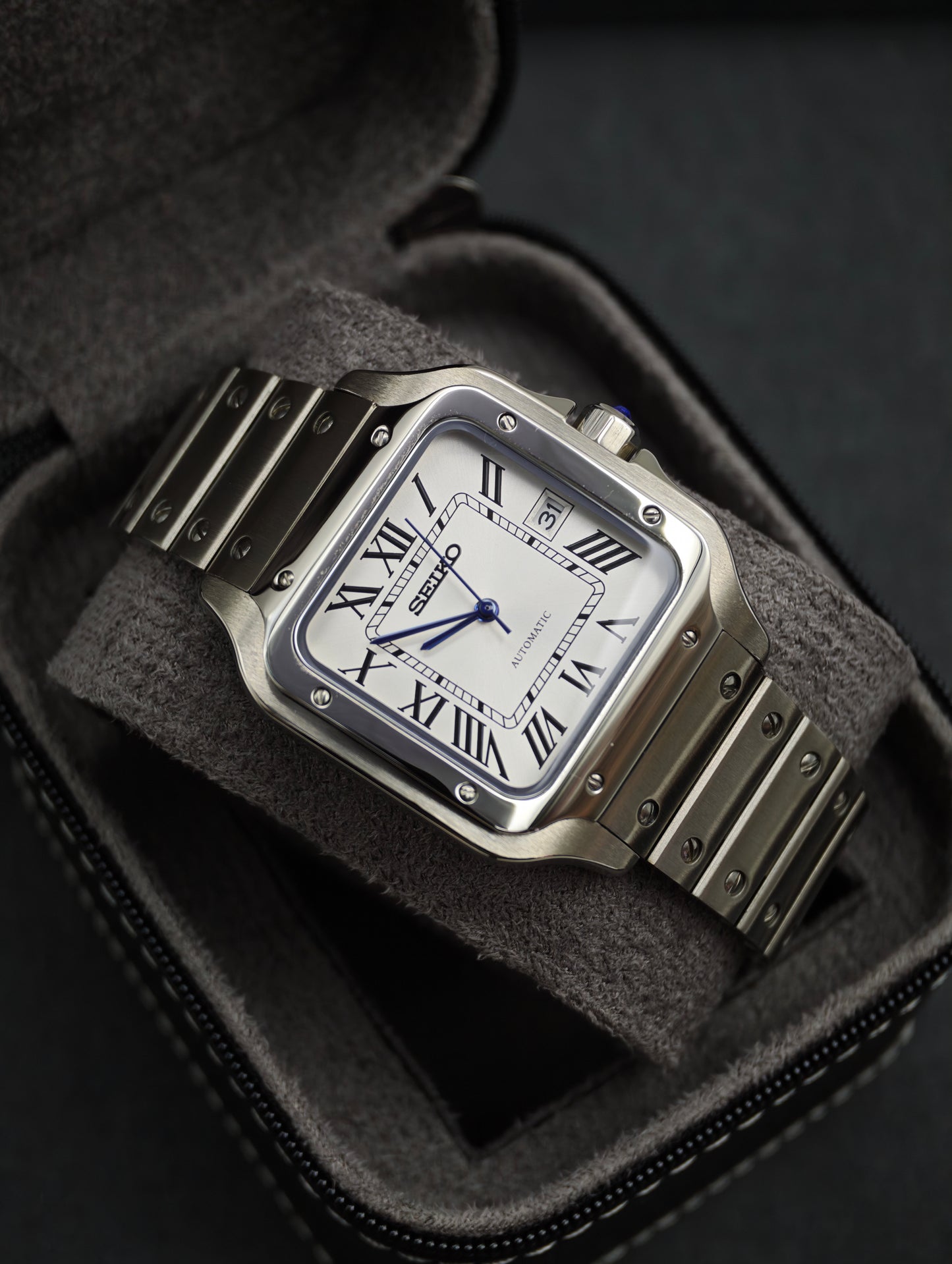 Santos Reagent | Roman Dial | 39mm NH35 Automatic