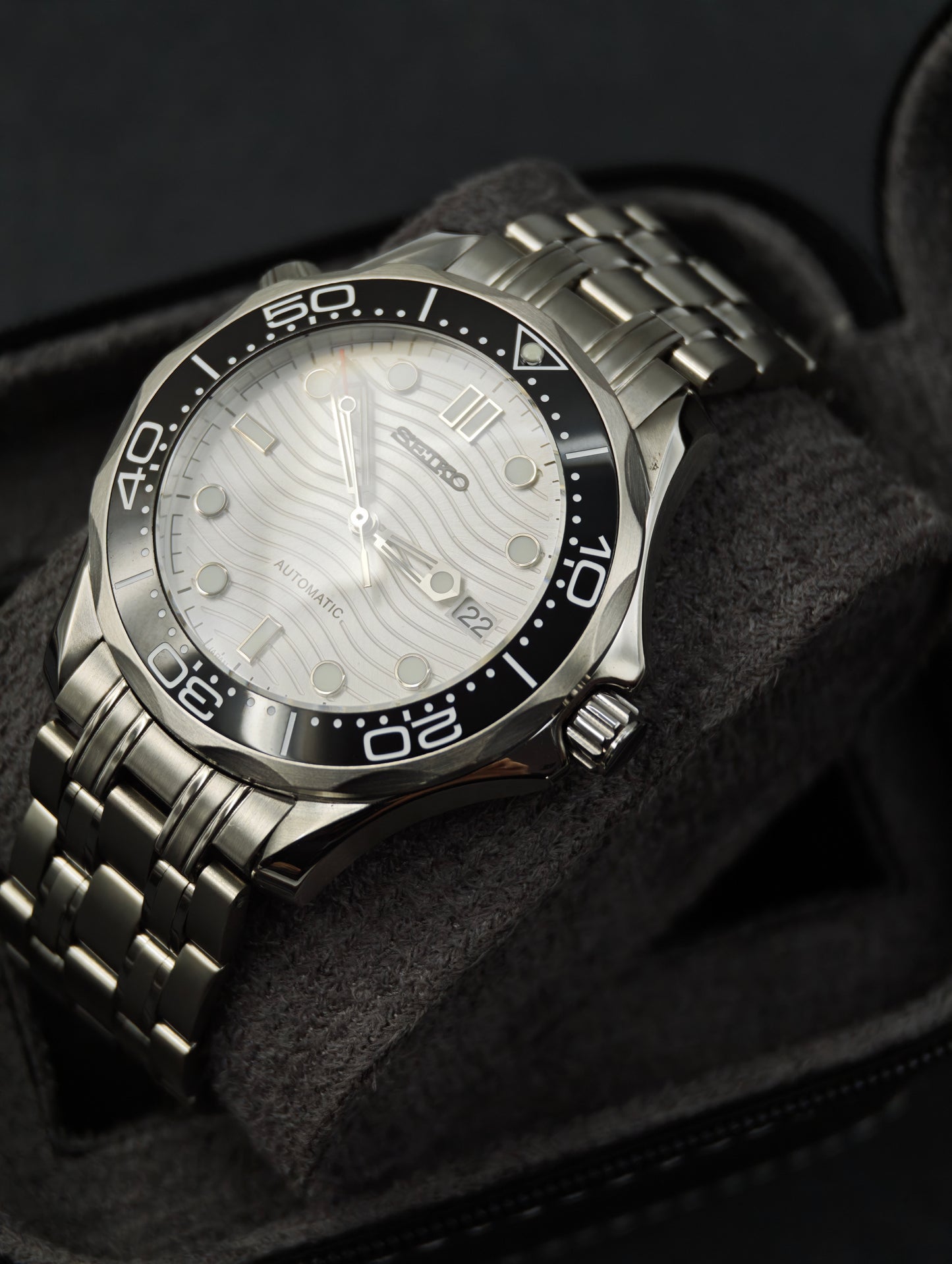 Seamaster Silver Wave | 40mm NH35 Automatic