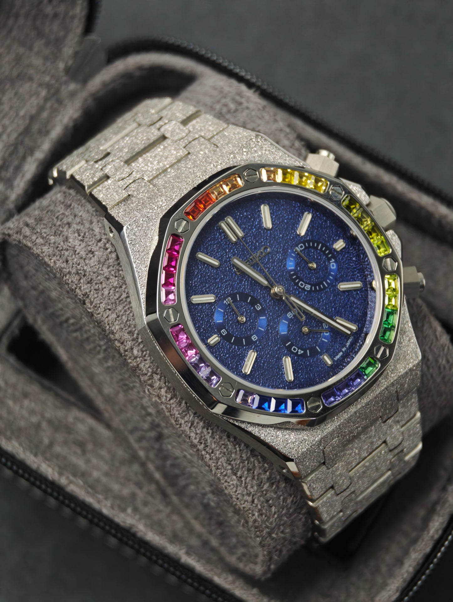 Rainbow Frost Chronograph | 41mm VK63 Mecha-Quartz