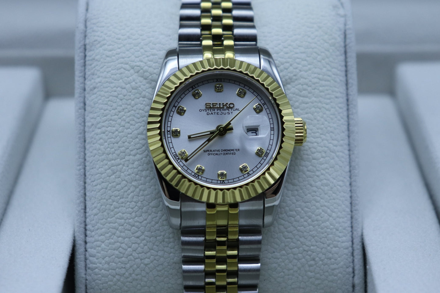 Ladies Two-Tone Diamond Datejust Mod | NH05 Automatic