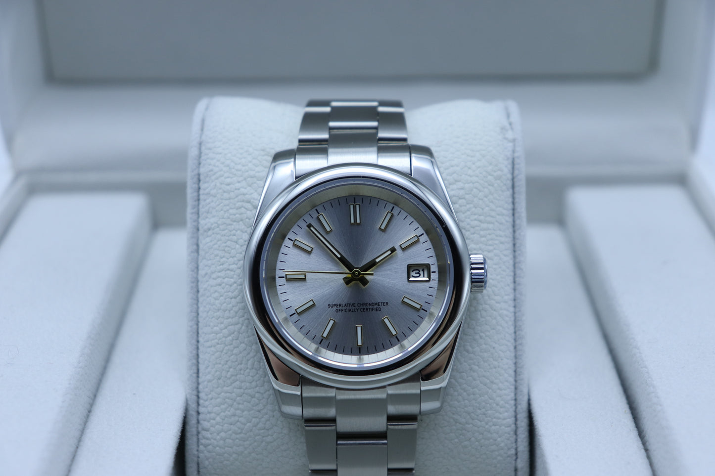 Silver Datejust Mod | NH35 Automatic